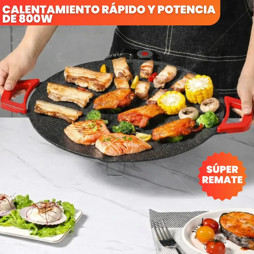 MaxGrill XL – Plancha Antiadherente Sin Complicaciones