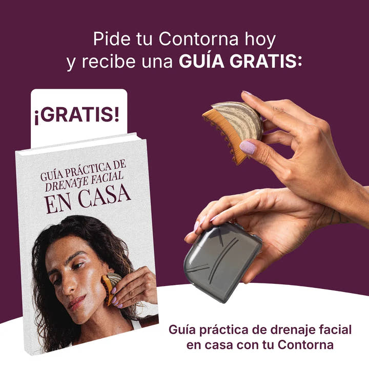Guía de drenaje facial de regalo
