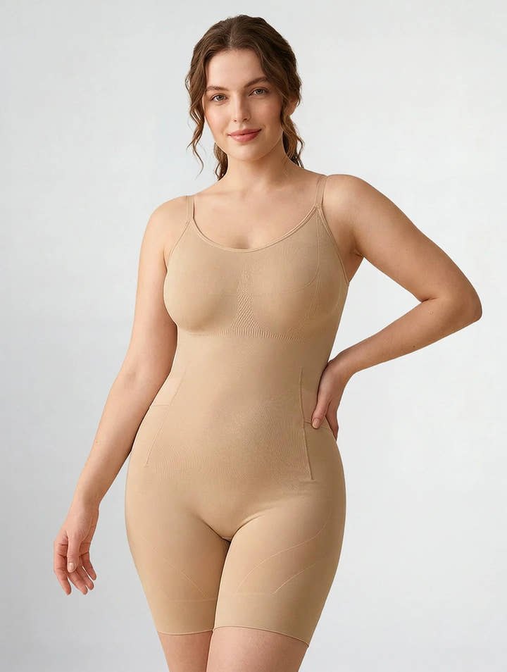 Body beige de frente