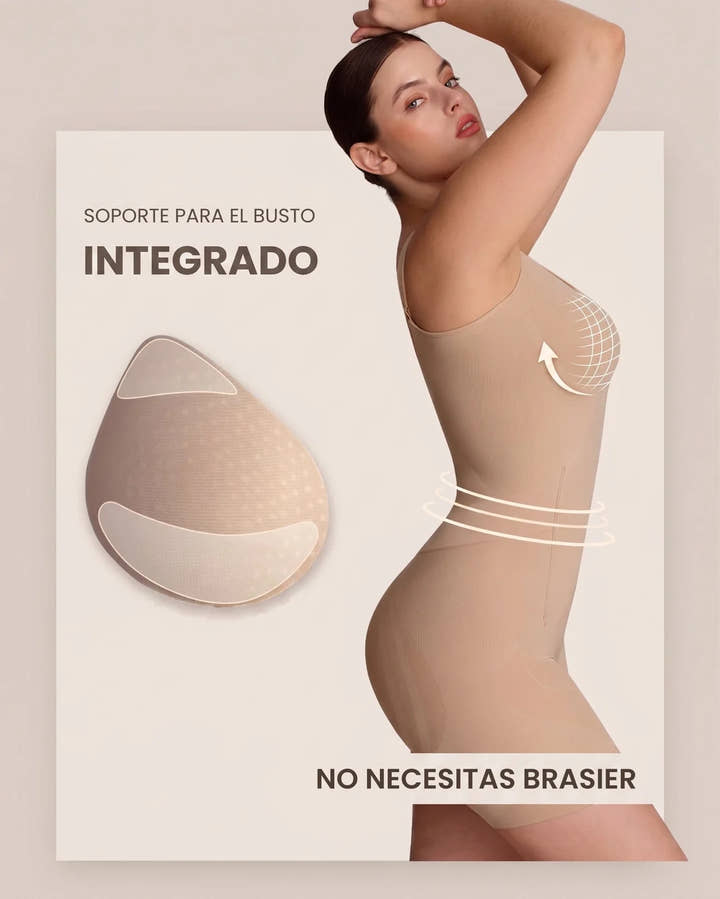 Soporte integrado para el busto: no necesitas brasier