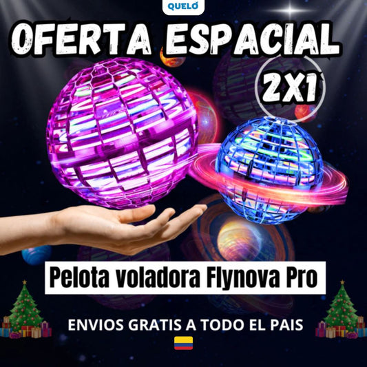 FLYNOVA PRO™ | COMBO X2 PELOTAS VOLADORAS ANTIGRAVEDAD RECARGABLES