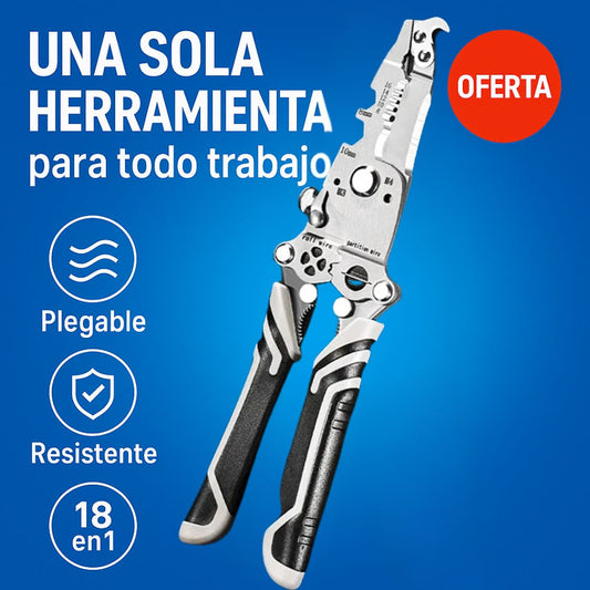 Alicate Multiherramienta 18 en 1 – La herramienta que lo hace todo sin cargar de más