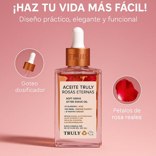 Aceite Truly Rosas Eternas™ – Tu piel merece sentirse amada