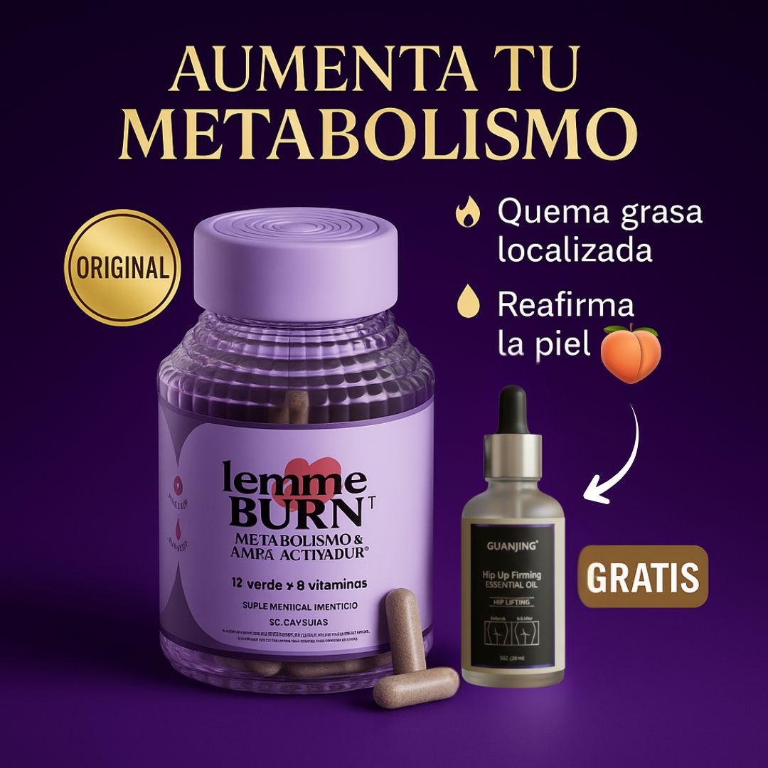 🔥 LEMME BURN™ + ACEITE REAFIRMANTE DE GLUTEOS GRATIS 🎁