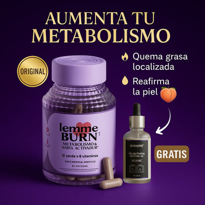 🔥 LEMME BURN™ + ACEITE REAFIRMANTE DE GLUTEOS GRATIS 🎁
