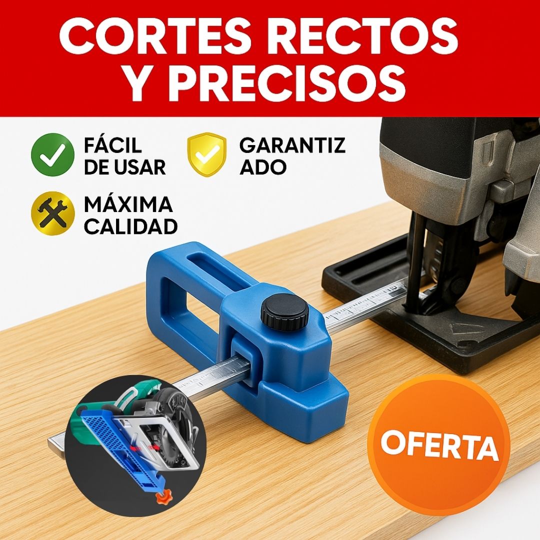 Cortes Perfectos™ – Guía Ajustable para Sierras