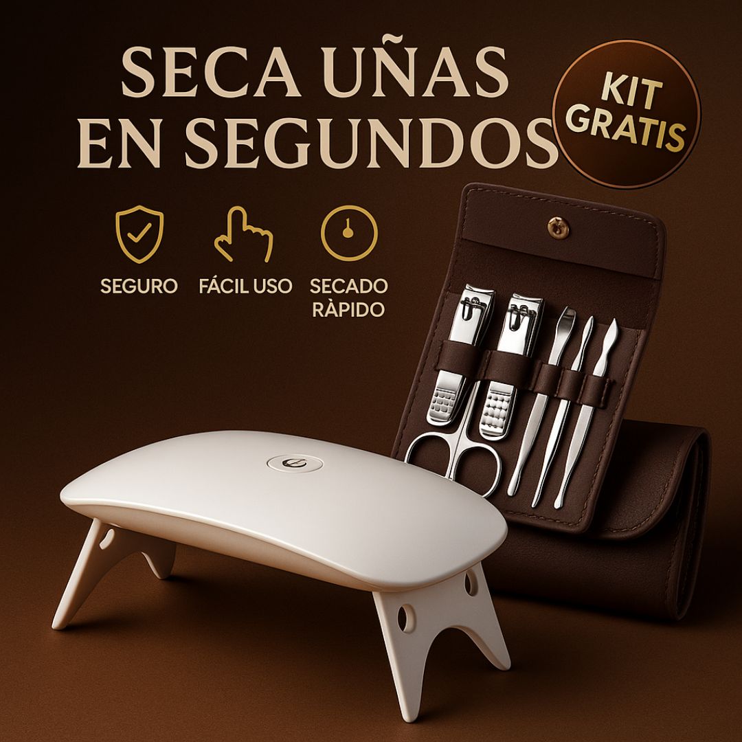 LumiNail Pro™ – Lámpara Portátil + Kit Gratis