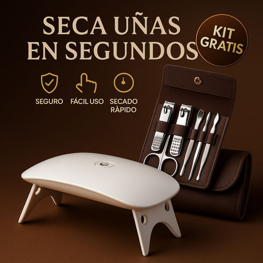 LumiNail Pro™ – Lámpara Portátil + Kit Gratis