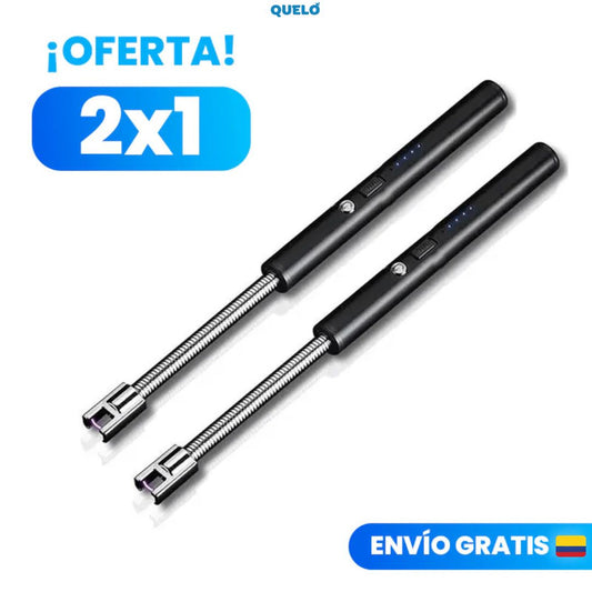 ENCENDEPRO™ | 2X1 ENCENDEDOR ELÉCTRICO RECARGABLE