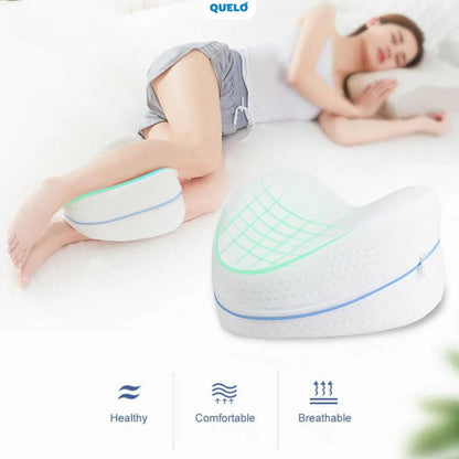 Almohada para Piernas con Tecnología Memory™ + Almohada de Gel Cervical PAGA 1 LLEVA 2 | AMANECE SIN DOLORES DUERME CON COMODIDAD TOTAL