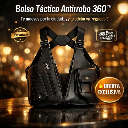Bolso Táctico Antirrobo 360™ (Manos Libres + Todo Seguro)