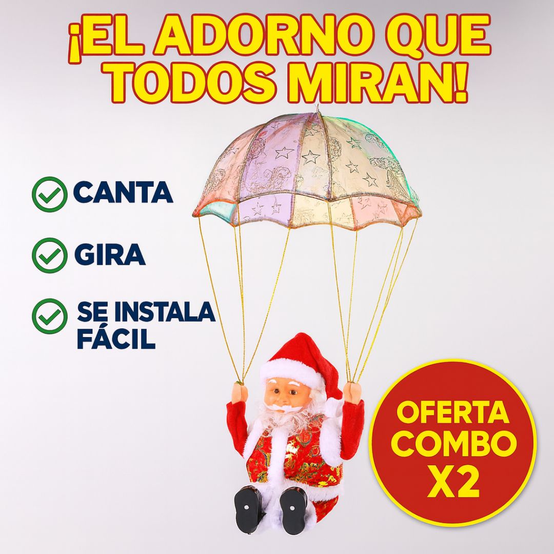 SantaDrop Giratorio™ Combo X2 – El adorno que todos miran