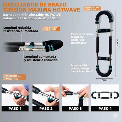 Barra PowerFlex™ – Brazos & Pecho en Casa