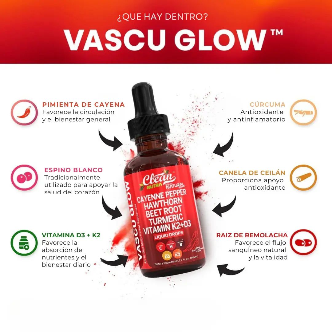 VascuGlow™ – Circulación y Energía Total OFERTA 2X1 🎁