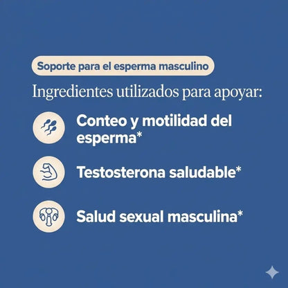 Preggo Sperm Health™ – Soporte Integral de Fertilidad Masculina