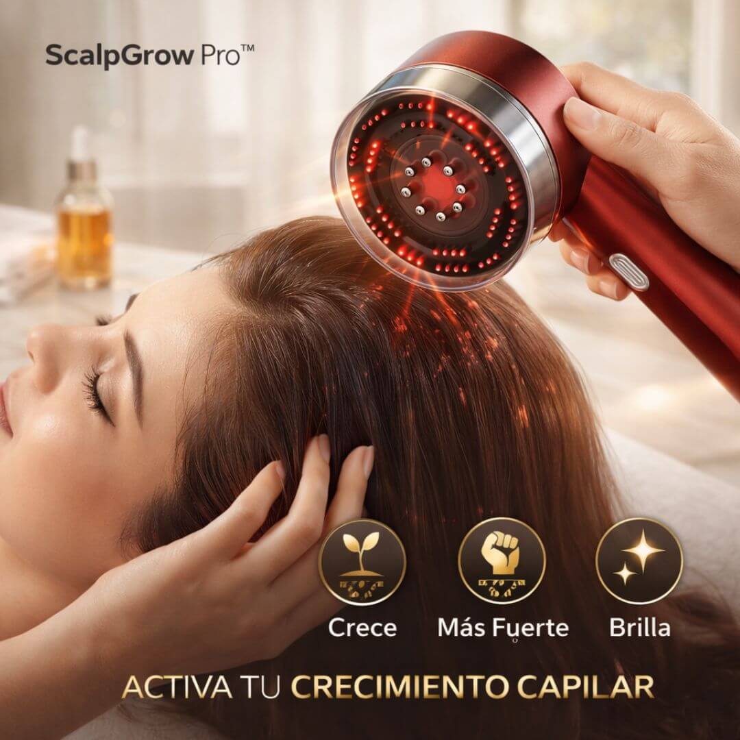 ScalpGrow Pro™ | Cepillo Eléctrico para Crecimiento del Cabello
