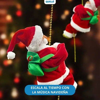 Papá Noel Escalador de Cuerda™ | Oferta Pre-Navidad Decoración Acogedora