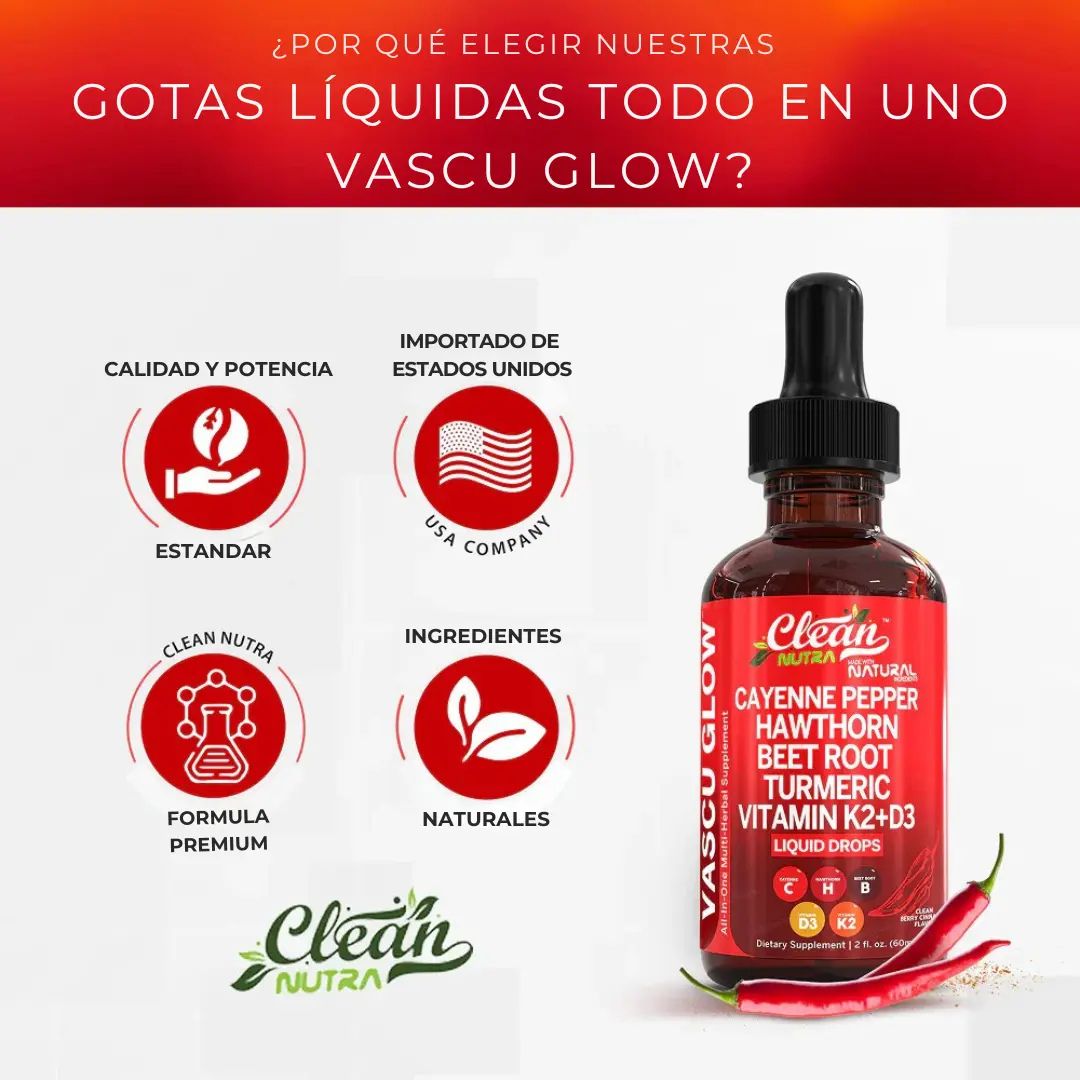 VascuGlow™ – Circulación y Energía Total OFERTA 2X1 🎁