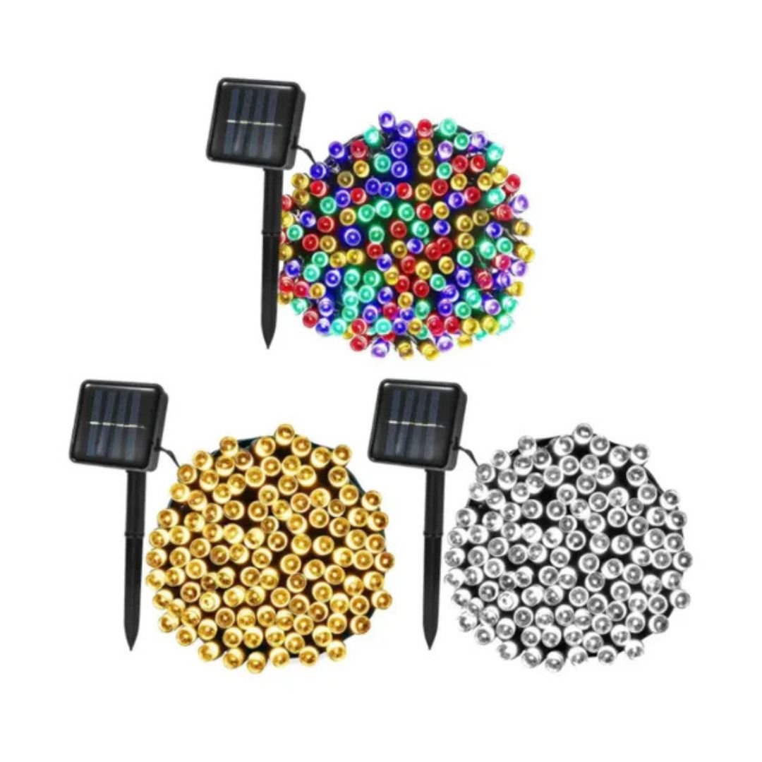 Luces Solares Navideñas EcoLuz™ – Decora sin que te suba la luz