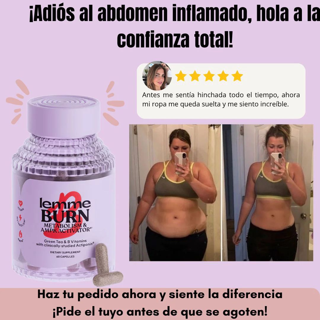 🔥 LEMME BURN™ + ACEITE REAFIRMANTE DE GLUTEOS GRATIS 🎁