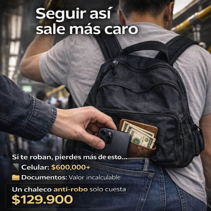 Bolso Táctico Antirrobo 360™ (Manos Libres + Todo Seguro)