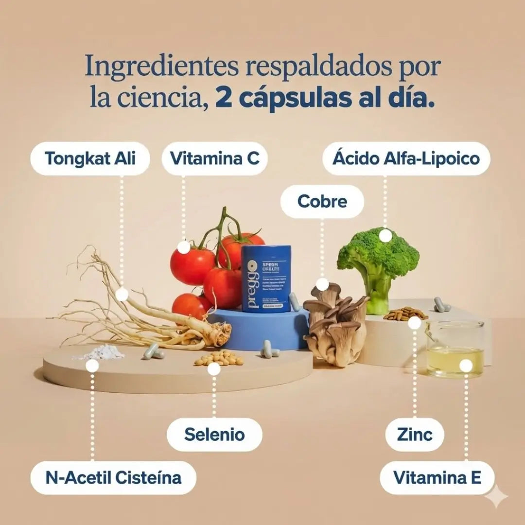 Preggo Sperm Health™ – Soporte Integral de Fertilidad Masculina