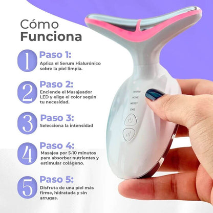 T‑Wave™ Masajeador Reductor, Reafirma, Hidrata y Rejuvenece tu piel