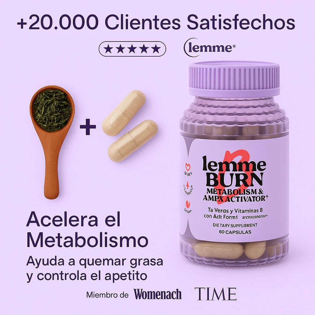 🔥 LEMME BURN™ + ACEITE REAFIRMANTE DE GLUTEOS GRATIS 🎁