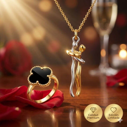 Collar Abrazo Eterno + Anillo Van Cleef™