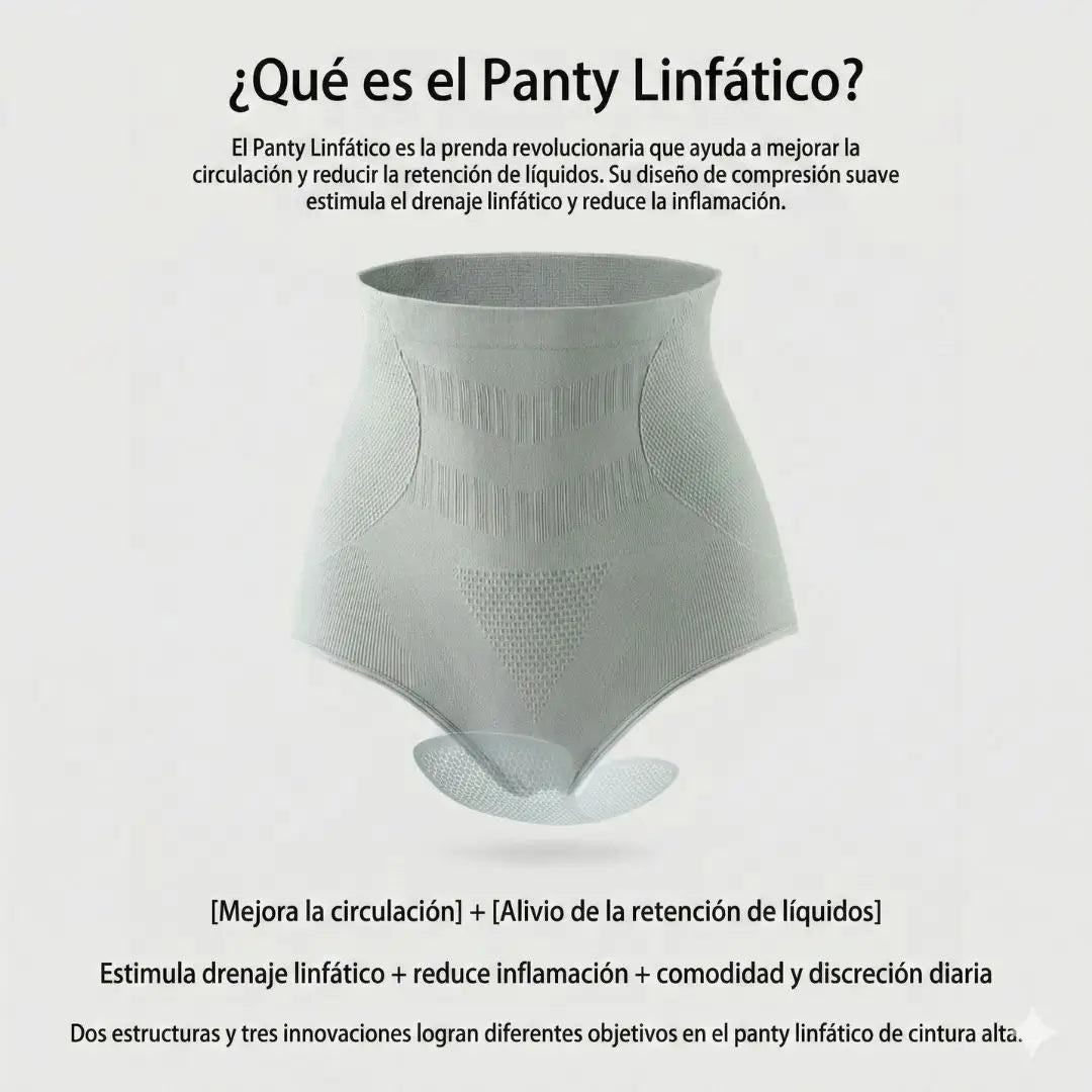 Panty Linfático Drenafit™ – Reduce hinchazón y moldea cómodo