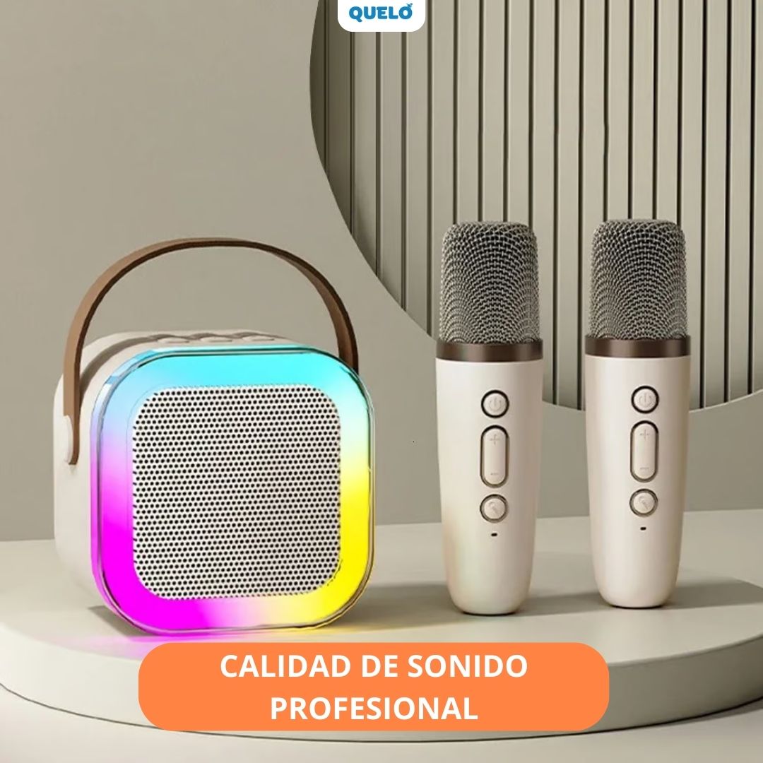 Mini Karaoke™ | DISFRUTA CANTANDO EN CUALQUIER PARTE CON EL KARAOKE PORTATIL