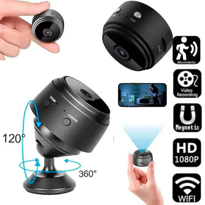 SpyEye™ – Mini Cámara Invisible WiFi