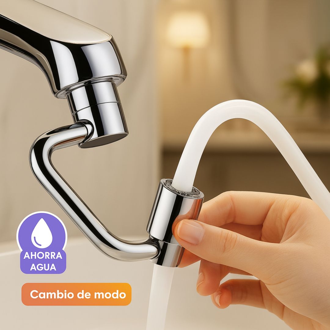FlexiFlow 360™ – Grifo Giratorio Inteligente