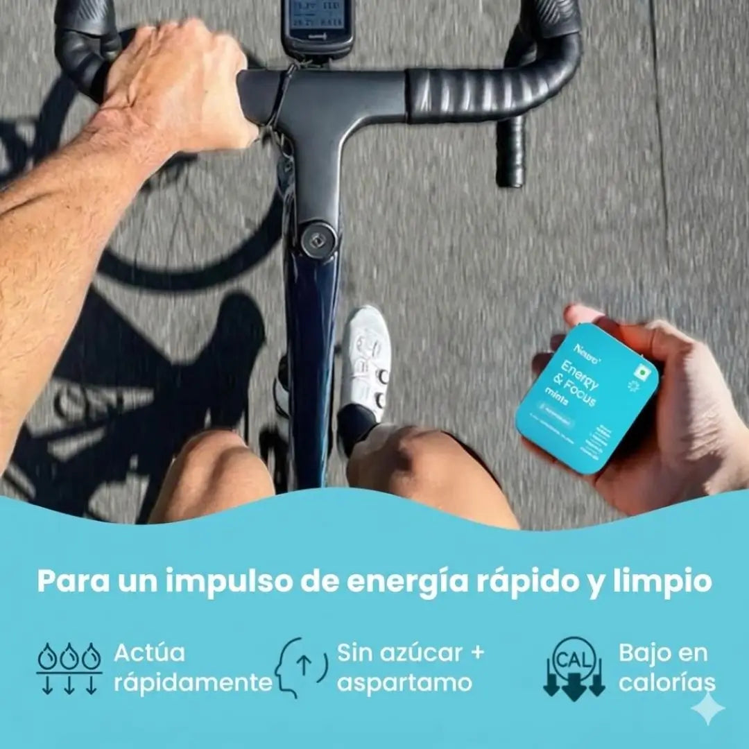 Neuro Energy & Focus™ – Mentas de Cafeína Natural (Menta)