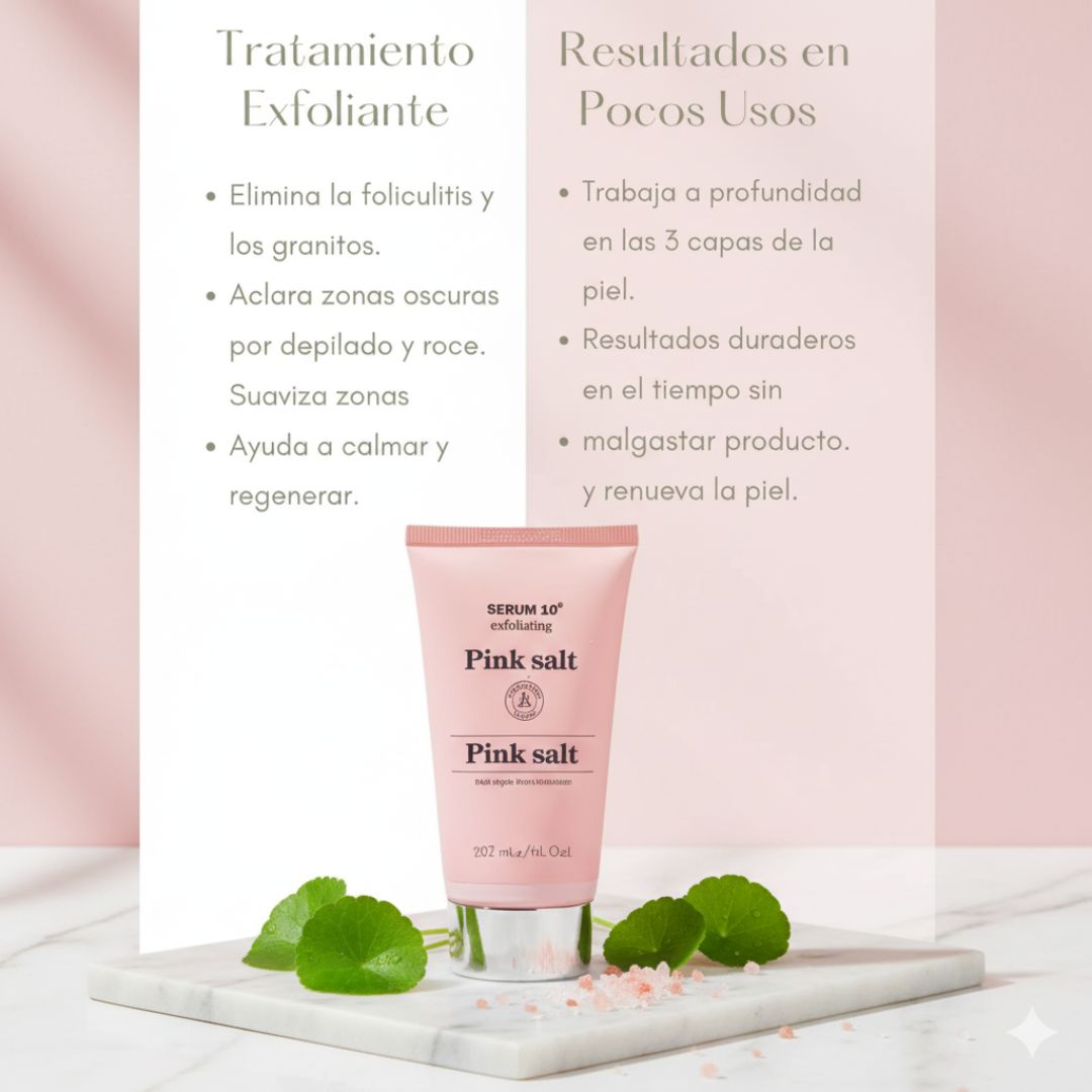 PinkSalt Glow Cleanser™ + Mascarilla Niacinamida GRATIS 🎁