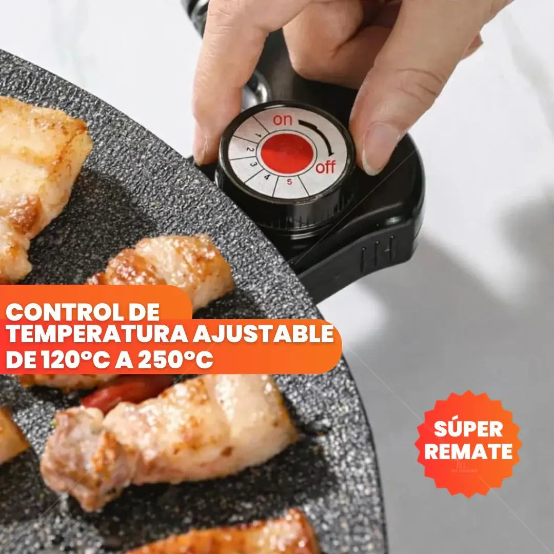 MaxGrill XL – Plancha Antiadherente Sin Complicaciones