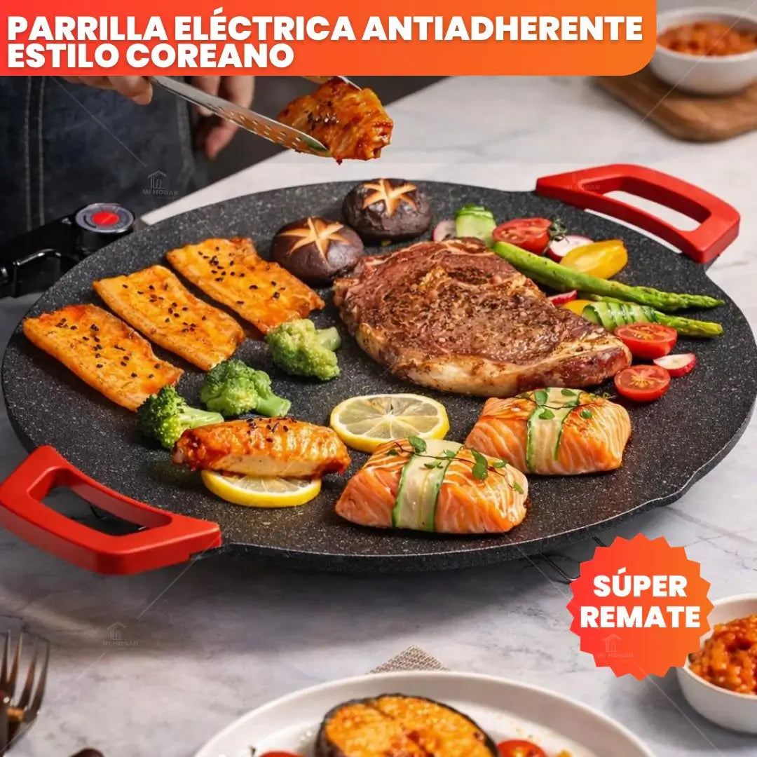 MaxGrill XL – Plancha Antiadherente Sin Complicaciones