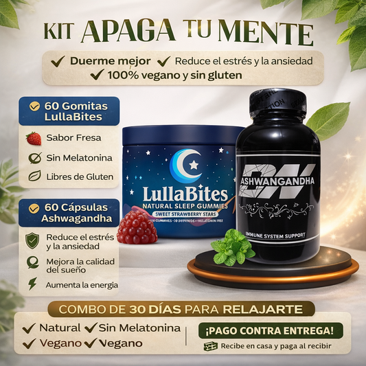 Kit Apaga Tu Mente Lullabites™ + Ashwagandha™