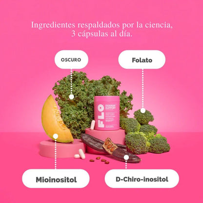 FLO.™ Apoyo ovárico para una ovulación saludable y la regulación hormonal