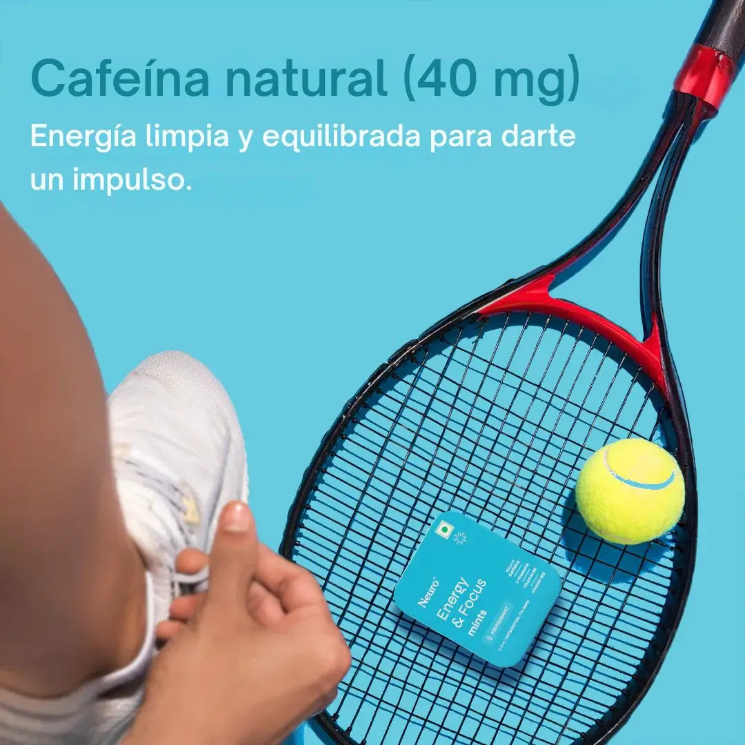 Neuro Energy & Focus™ – Mentas de Cafeína Natural (Menta)