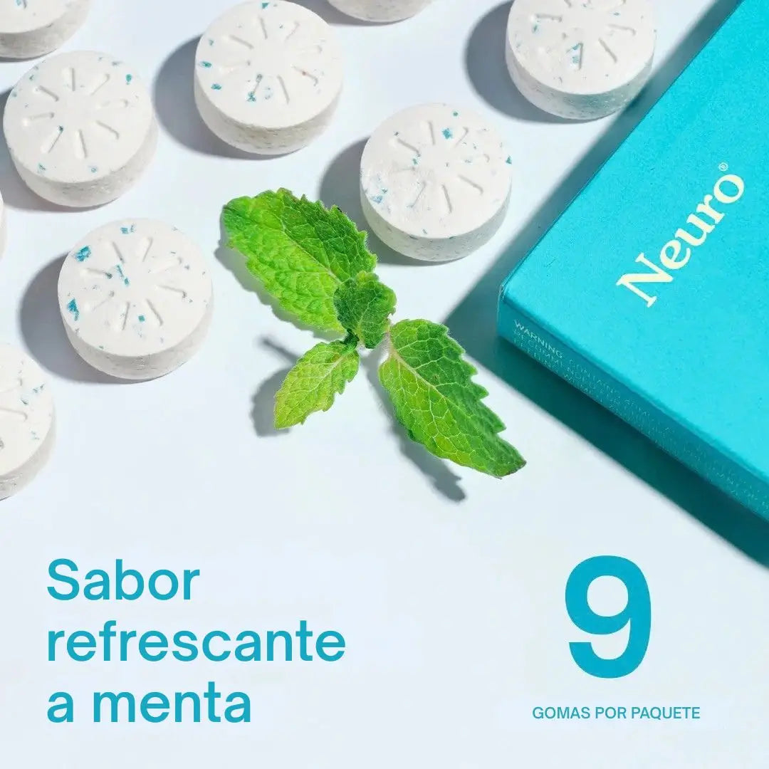Neuro Energy & Focus™ – Mentas de Cafeína Natural (Menta)