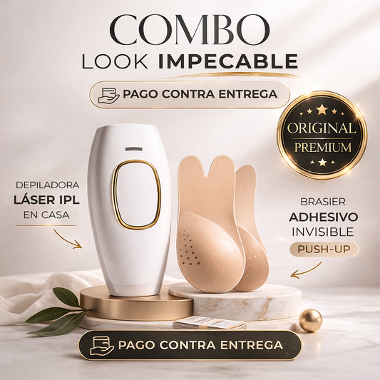 Combo Glow & Lift™ (Depiladora Laser IPL + Sujetador invisible)