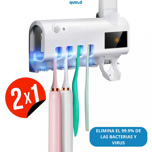 HigieneMax UV™ | ESTIRILIZACIÓN UV Y DISPENSADOR DE CREMA - PAGA 1 LLEVA 2