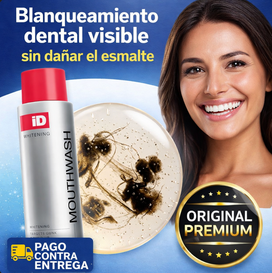 Hismile iD Enjuague Bucal Blanqueador con Peróxido de Hidrógeno