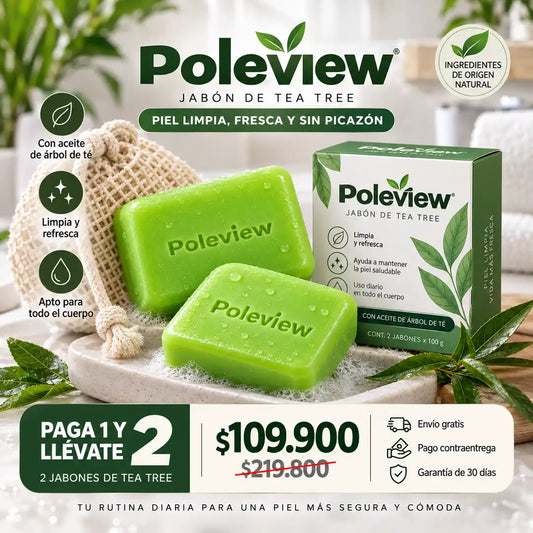Poleview Jabón de Tea Tree
