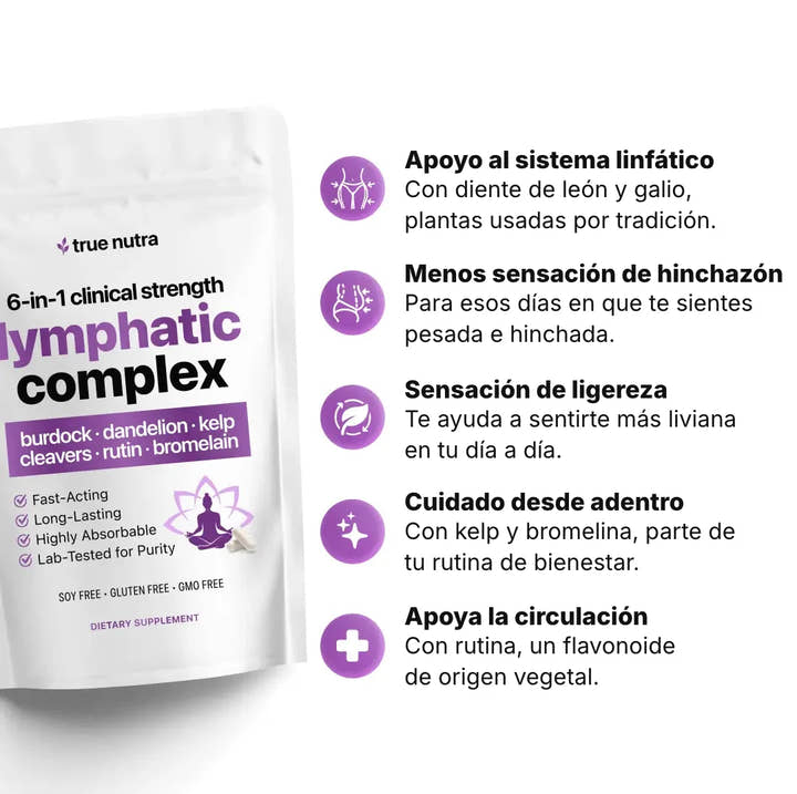 Beneficios del Complejo Linfático 6 en 1