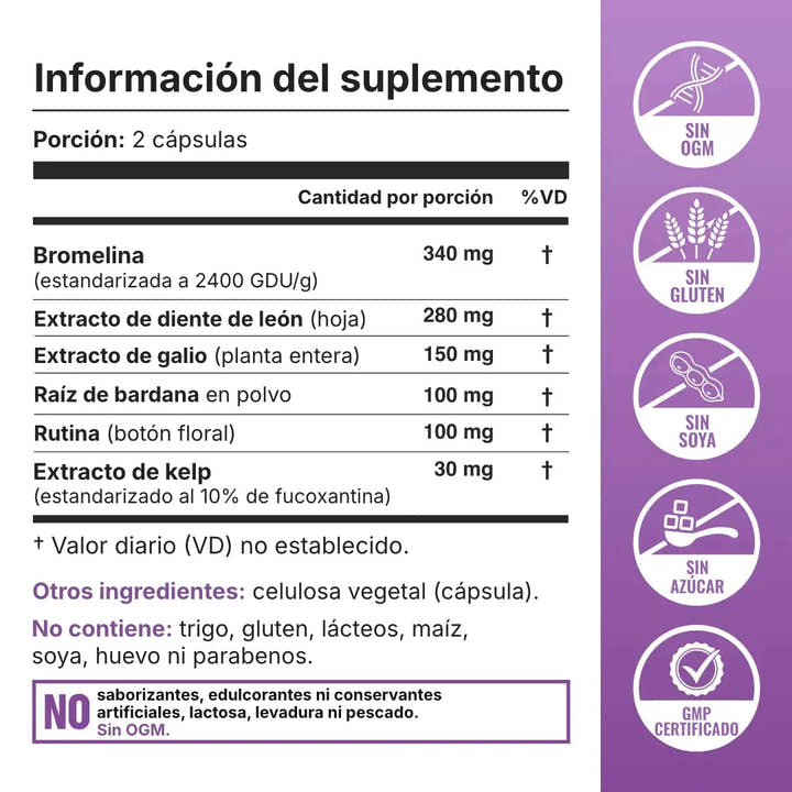Información del suplemento