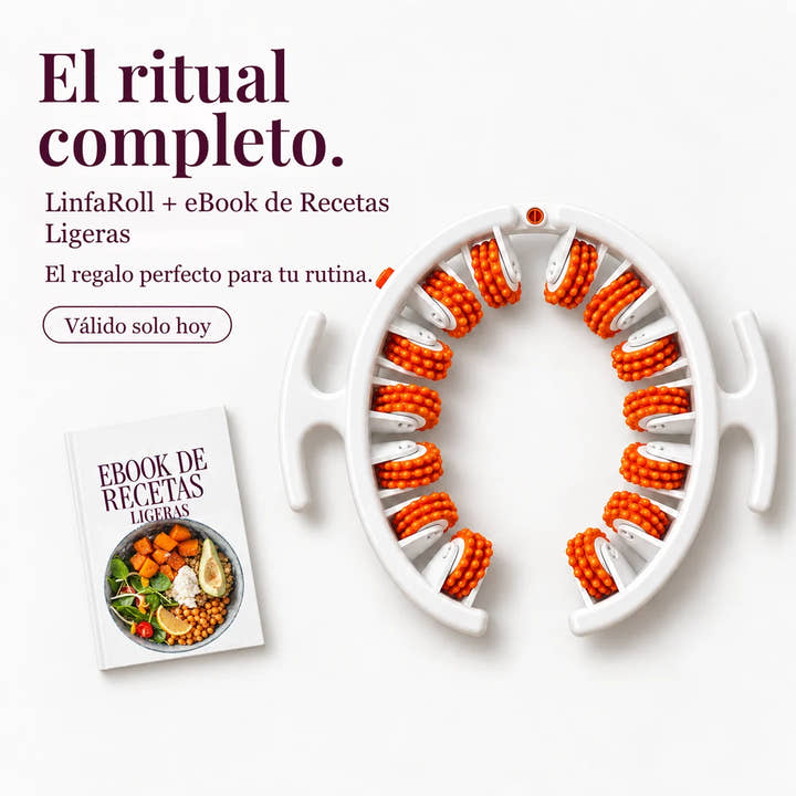 El ritual completo: LinfaRoll y eBook de recetas ligeras
