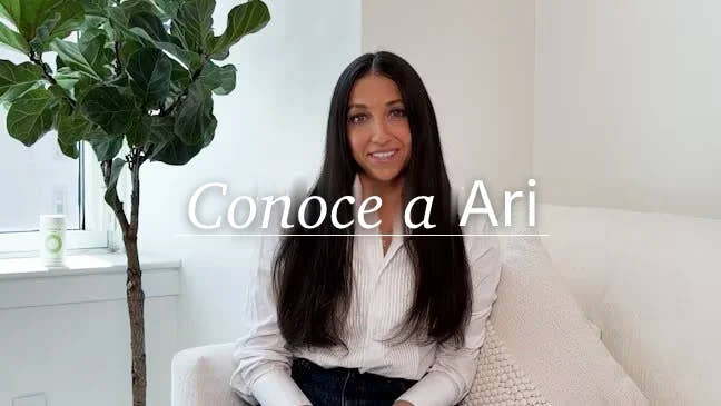 Ari, clienta de Nutrafol en Estados Unidos