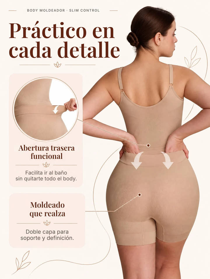 Practicidad en los detalles: abertura trasera